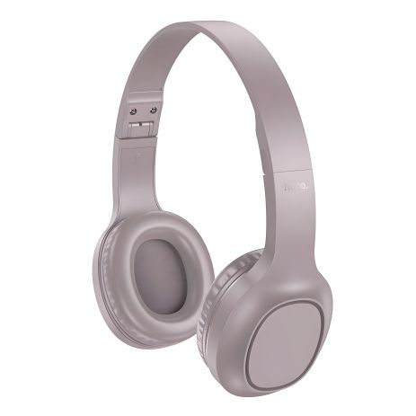 Hoco W46 Повнорозмірні бездротові навушники |BT5.3/AUX, 20h, Type-C| коричневі