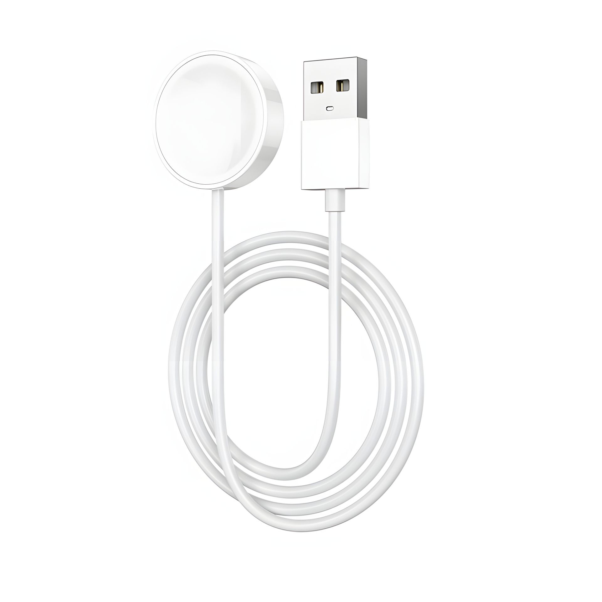 USB кабель белый для часов смарт Borofone BD4 USB кабель белый для часов смарт Borofone BD4