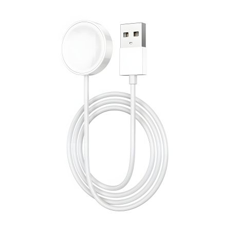 USB кабель белый для часов смарт Borofone BD4