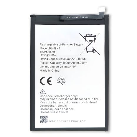 Акумулятор Tecno BL-49NT для Pop 7, Pop 7 Pro, Spark Go 2023, Original PRC, 12 міс. гарантії Акумулятор Tecno BL-49NT для Pop 7, Pop 7 Pro, Spark Go 2023, Original PRC, 12 міс. гарантії