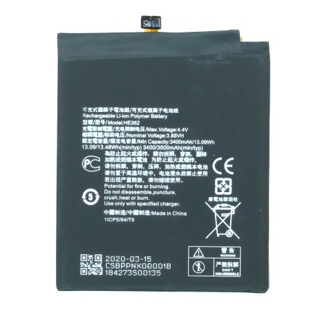 Аккумулятор для Nokia 3.1 Plus Dual Sim TA-1104 / TA-1118 / 8.1 / HE362 [PRC Original] 12 мес. гарантии