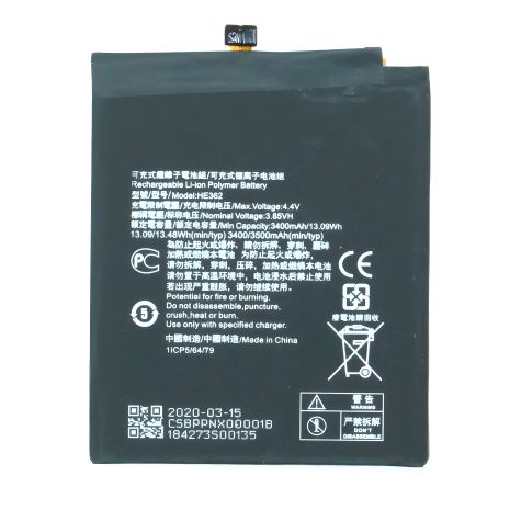 Аккумулятор для Nokia 3.1 Plus Dual Sim TA-1104 / TA-1118 / 8.1 / HE362 [PRC Original] 12 мес. гарантии