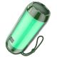 Бездротова колонка Borofone BR25, BT5.3, FM, AUX, USB, TF, 5W, 1200mAh, 2h зі світломузикою темно-зелена