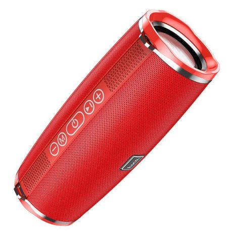 Беспроводная колонка HOCO BS40 (IPX5, TWS, FM/BT/AUX/USB/TF, 7Wx2, красный)