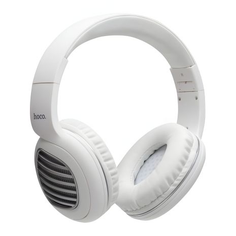 Стерео гарнитура Hoco W23 с поддержкой MicroSD/AUX белая Стерео гарнитура Hoco W23 с поддержкой MicroSD/AUX белая