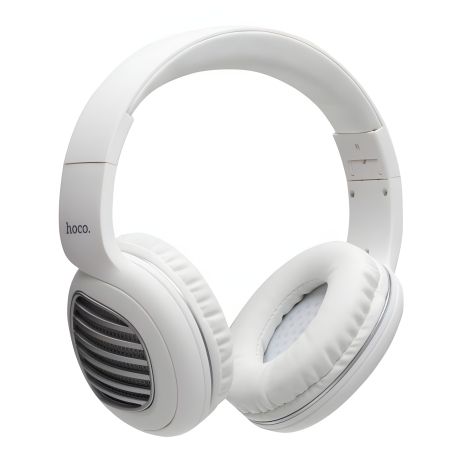 Стерео гарнитура Hoco W23 с поддержкой MicroSD/AUX белая