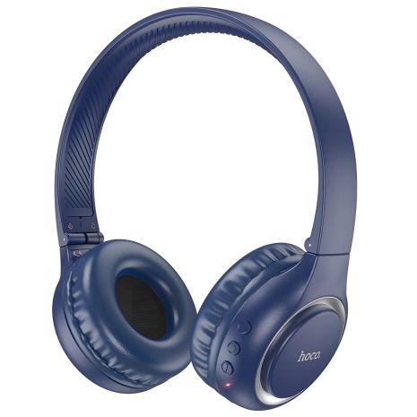 Стерео-BT5.3 гарнитура Hoco W41 |AUX/TF, 7h| синяя