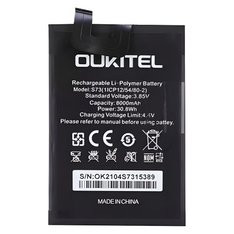 Аккумулятор для Oukitel WP5 / S73 / 8000 mAh [Original PRC] 12 мес. гарантии