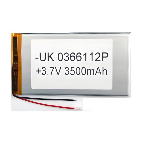 Универсальный аккумулятор 0366112P 116 x 63 x 3 3500 mAh 3,7 V
