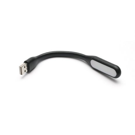 USB LED лампочка гнучка 3W, холодне світло Black