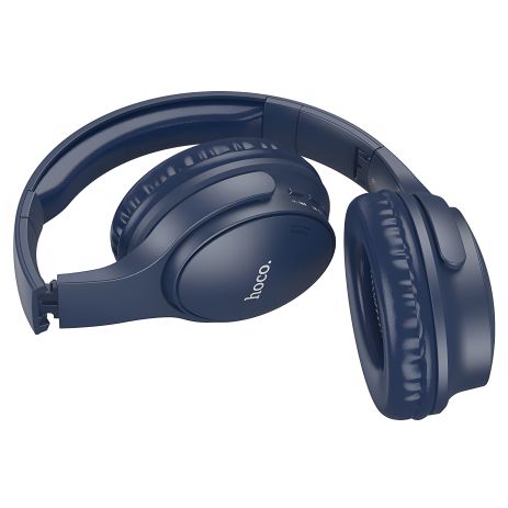 Беспроводные накладные наушники Hoco W40 |BT5.3, 7H, AUX/TF Card, Type-C| Синий Беспроводные накладные наушники Hoco W40 |BT5.3, 7H, AUX/TF Card, Type-C| Синий