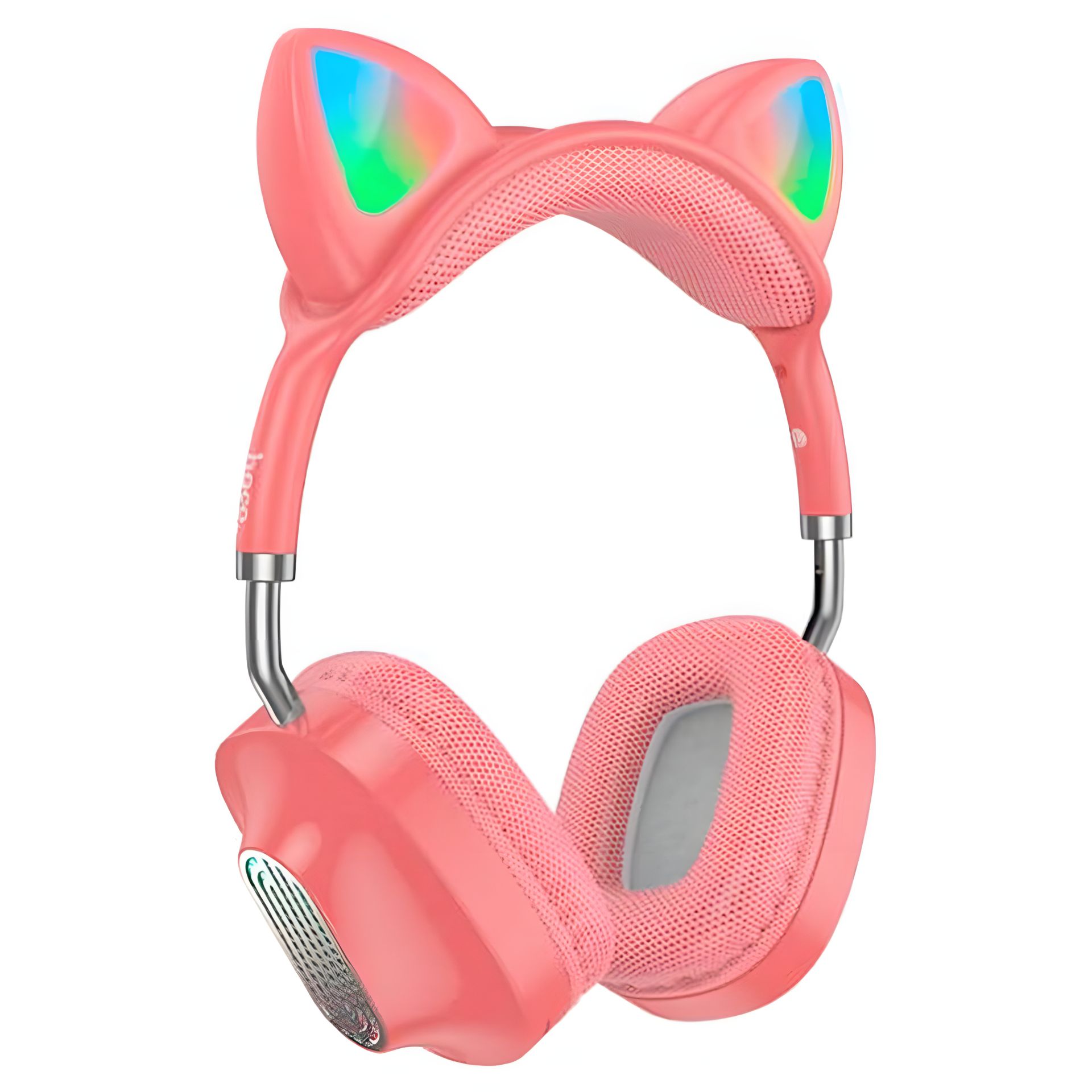 Блютуз Стерео Гарнитура Hoco ESD13 Skill cat ear BT headphones with LED |BT5.3, Type-C, 7h| Розовый Блютуз Стерео Гарнитура Hoco ESD13 Skill cat ear BT headphones with LED |BT5.3, Type-C, 7h| Розовый
