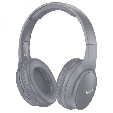 Навушники Hoco W40 | BT5.3, 7H, AUX / TF Card, Type-C | Бездротові накладні Сірий