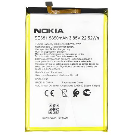 Замена аккумулятора Nokia SE681 для Nokia C30 [Original PRC] 12 мес. гарантии