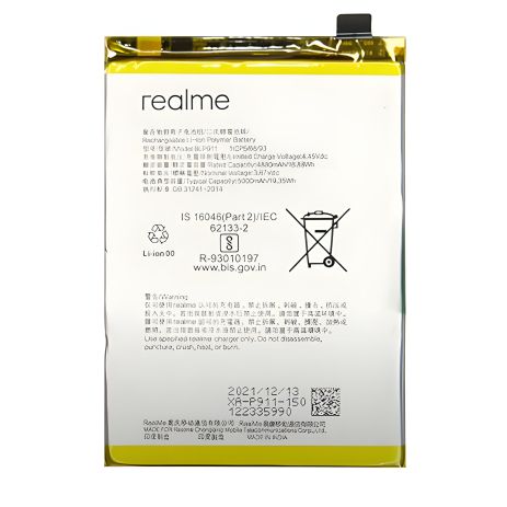 Акумулятор BLP911 для Realme 9i RMX3491, 9 Pro RMX3471 RMX3472 [Original PRC] 12 міс. гарантії