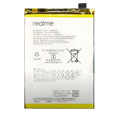 Акумулятор BLP911 Realme 9i RMX3491, 9 Pro RMX3471 RMX3472 [Original PRC] 12 міс. гарантії