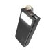 Повербанк Ridea RP-D20L Phoenix20, 10W, digital display, lamp, 20000mAh, Чорний