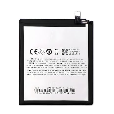Оригінальний акумулятор BU15 для Meizu U20, 12 міс. гарантії