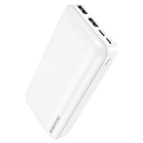 Повербанк Borofone BJ27A 20000mAh | 2USB/Type-C, 2.1A | white