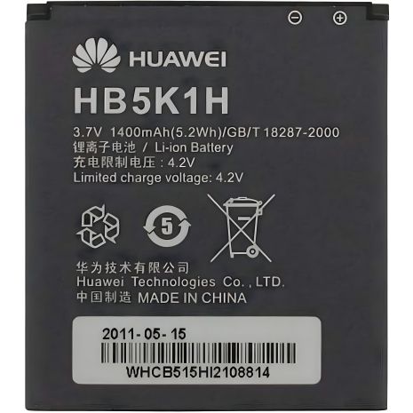 Акумулятор Huawei U8650 Sonic, модель HB5K1/HB5K1H з гарантією 12 місяців [Оригінал]