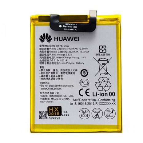 Аккумулятор для Huawei Honor V8 / HB376787ECW [Original PRC] 12 мес. гарантии