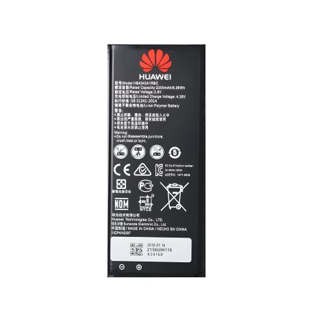 Акумулятор Huawei HB4342A1RBC для Y5 II, Y6 2015, Honor 4A, 5, 5A - 2200 mAh [Original] 12 міс. гарантії
