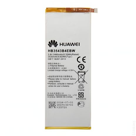 Акумуляторна батарея Huawei Ascend P7 (HB3543B4EBW) [Original PRC] 12 міс. гарантії