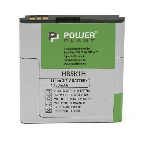 PowerPlant Аккумулятор Huawei для U8650, Ascend Y200, M865, T8500, и др. (HB5K1H) 1750 mAh