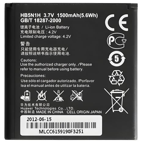 Huawei M660, U8815, U8818, G300, U8825, G330 Аккумулятор HB5N1, HB5N1H [Original PRC] 12 мес. гарантии