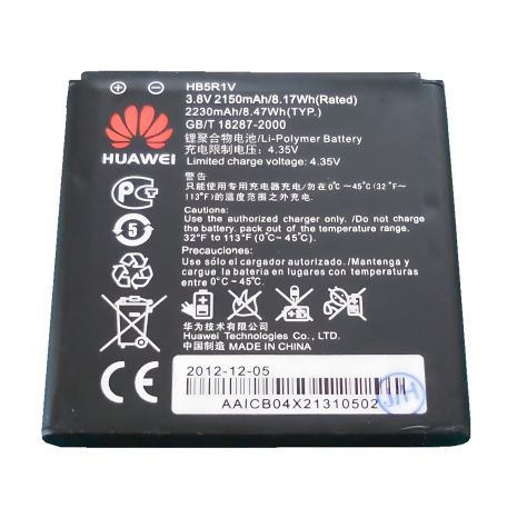 Huawei HB5R1, HB5R1V аккумулятор для U8950 Ascend G600/ G500/ P1/ U9202L, Honor 2, Honor 3 - 2000 mAh [Оригинал PRC] 12 мес. гарантии