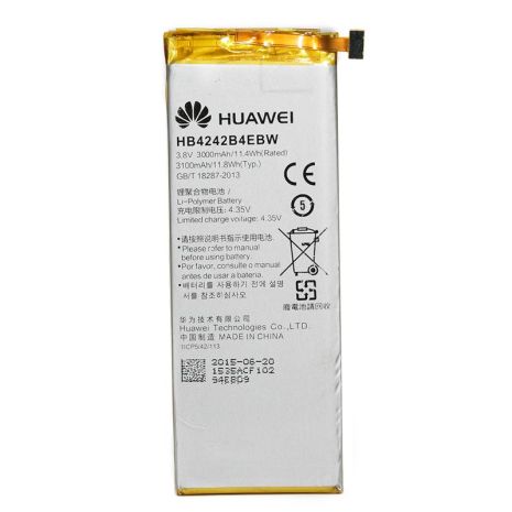 Акумулятор PowerPlant Huawei Honor 6, H60-L02, Mulan, H60-L04 (HB4242B4EBW) 3100mAh