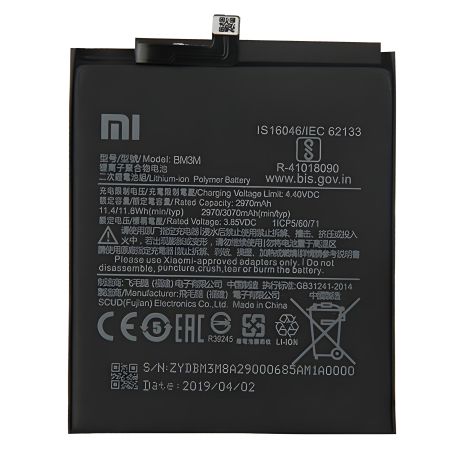 Аккумулятор для Xiaomi Mi 9 SE / BM3M [Original] 12 мес. гарантии