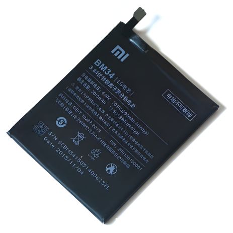Для Xiaomi MI NOTE PRO BM34 аккумулятор, оригинал PRC, гарантия 12 мес.