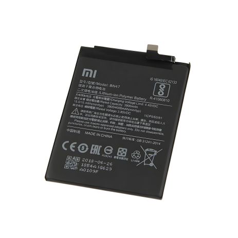 Для Xiaomi BN47 (Redmi 6 Pro/ Mi A2 Lite) аккумулятор, 4000 mAh, оригинал PRC, гарантия 12 мес.