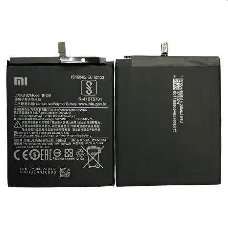 Для Xiaomi BN39 (Mi Play) аккумулятор M1901F9E 3000 mAh [Оригинал PRC] 12 месяцев гарантии