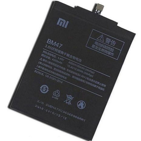 Акумулятор Xiaomi BM47 (Redmi 3, 3s, 3x, 3 Pro, Redmi 4X) [Original PRC] 12 міс. гарантії