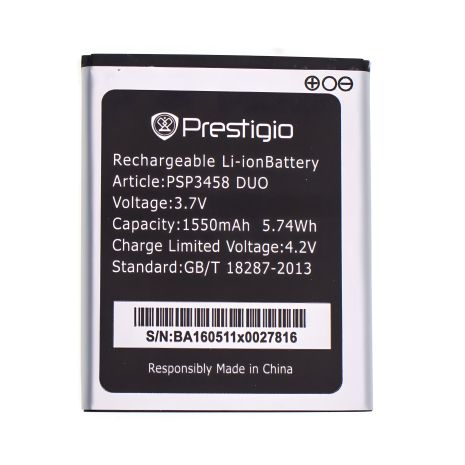 Акумулятор Prestigio Wize O3/PSP3458/PSP3459/PSP3468 [Original PRC] 12 міс. гарантії