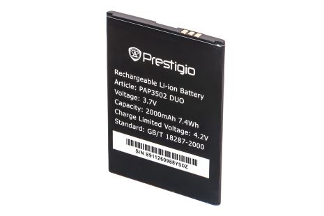 Prestigio PSP3502 / PAP3502 / PSP3502DUO 2000 mAh Аккумулятор [Оригинал PRC] с гарантией 12 месяцев