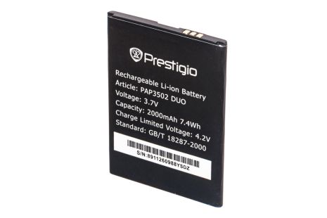 Акумулятор Prestigio PSP3502/PAP3502/PSP3502DUO 2000 mAh [Original PRC] 12 міс. гарантії