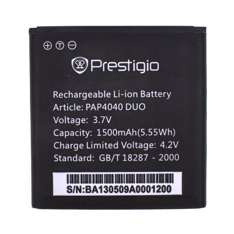 Акумулятор Prestigio PAP4040 [Original PRC] 12 міс. гарантії, 1500 mAh