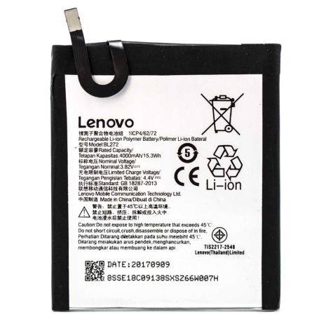 Акумулятор для Lenovo BL272/K6 Power [Original] 12 міс. гарантії