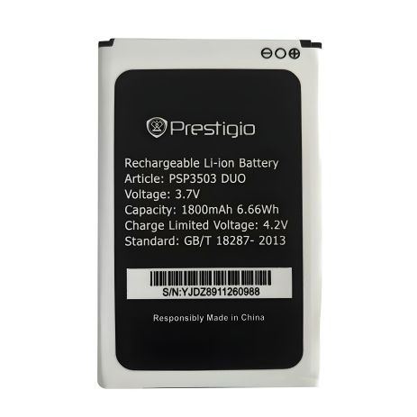 Акум. Prestigio Wize D3, E3, Wize K3, Wize C3 / 3505 / 3509 / 3519 / 3503 [Original PRC] 12 міс. гарантії