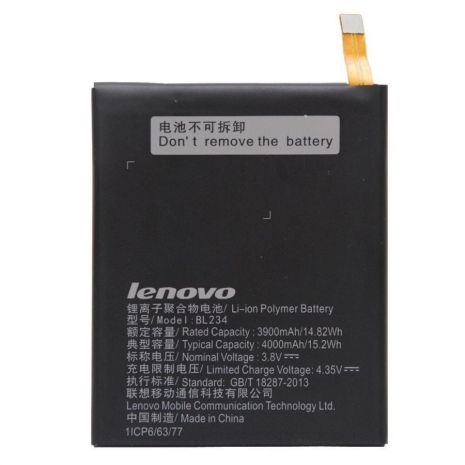 Аккумулятор для Lenovo BL234 / A5000, P70, P70a, P70t, P90, Vibe P1m [Original] 12 мес. гарантии