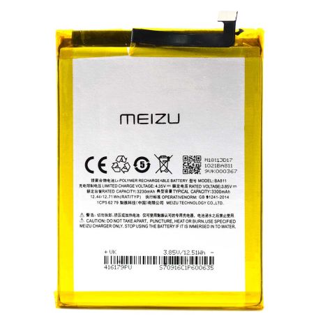 Акумулятор для Meizu BA811/M6T [Original PRC] 12 міс. гарантії