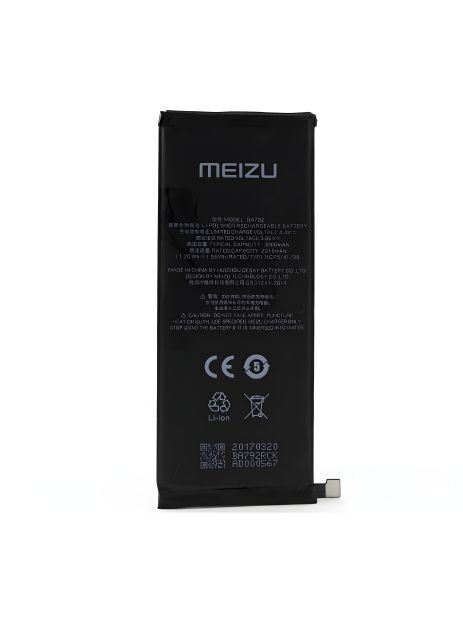 Для Meizu Pro 7 аккумулятор - BA792 / BA791 - (2910/3000 mAh) [Original PRC] с 12 мес. гарантии