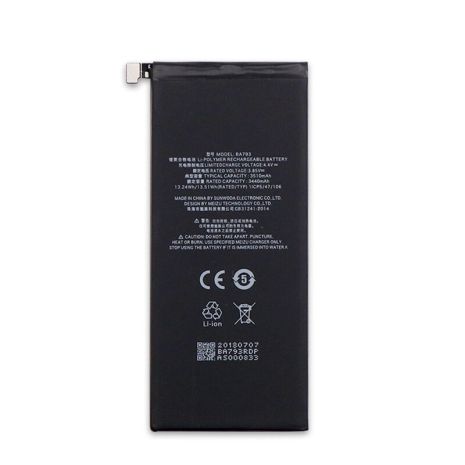 Аккумулятор для Meizu BA793 (Pro 7 Plus) 3440 mAh [Original PRC] 12 мес. гарантии