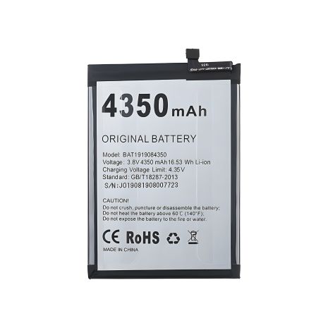 Оригінальний акумулятор Doogee N20/Y9 Plus (BAT1919084350) 4350mAh з гарантією на 12 міс.