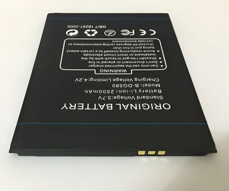 Аккумулятор 2500 mAh для Doogee B-DG580 (DG580 Kissme) [Оригинал PRC] 12 месяцев гарантии
