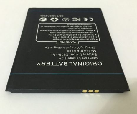 Акумулятори для Doogee B-DG580 (DG580 Kissme) 2500 mAh [Original PRC] 12 міс. гарантії