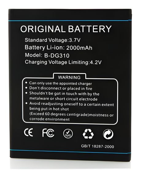 Doogee B-DG310 Аккумулятор (DG310 Voyager 2) 2000 mAh [Оригинал PRC] 12 месяцев гарантии